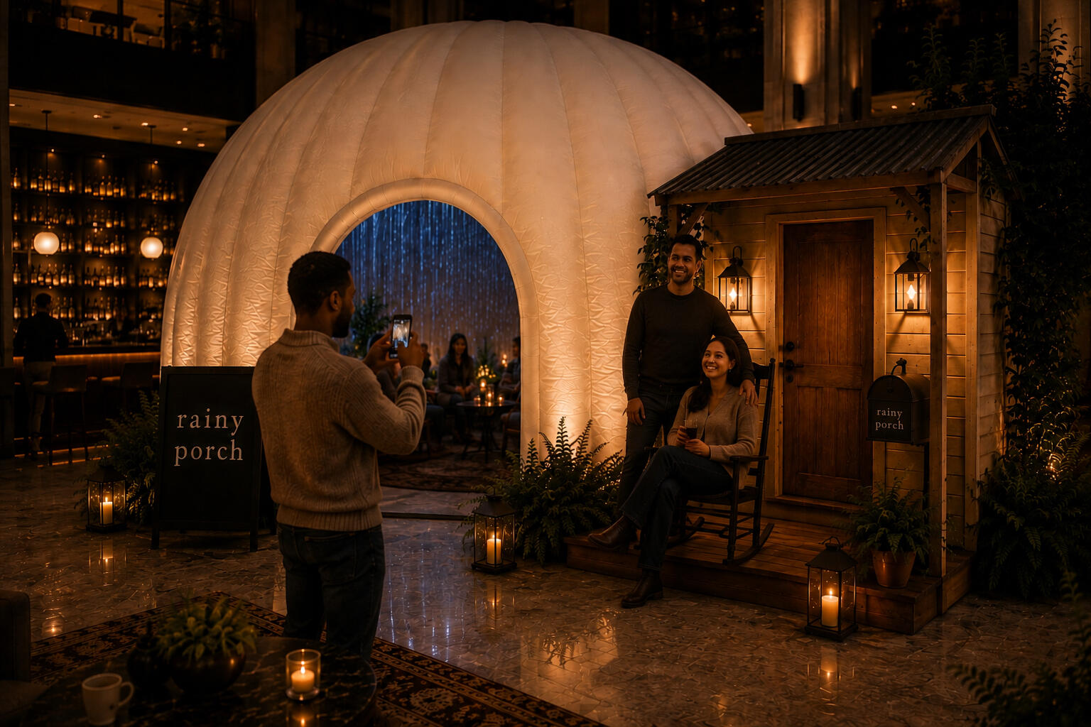REMEMBER | Many guests naturally stop for one last photo, creating organic social sharing and conversations that continue long after the gathering ends.